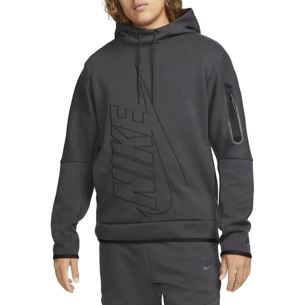 Nike Nsw Tech Fleece Graphic Pullover Hoodie Size XL - DX0577-060